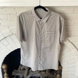 Lululemon short sleeve button down xl